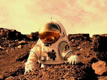Human on Mars