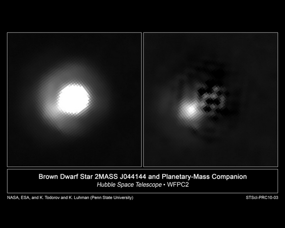 Click to enlarge brown dwarf