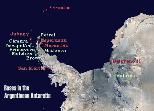 Argentinean Antarctic Bases