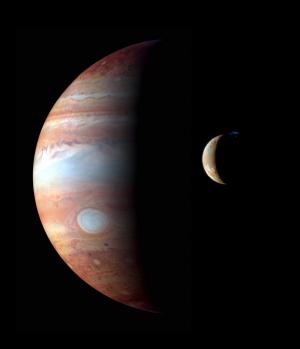 Jupiter and Moon