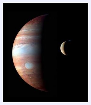 Jupiter and Moon