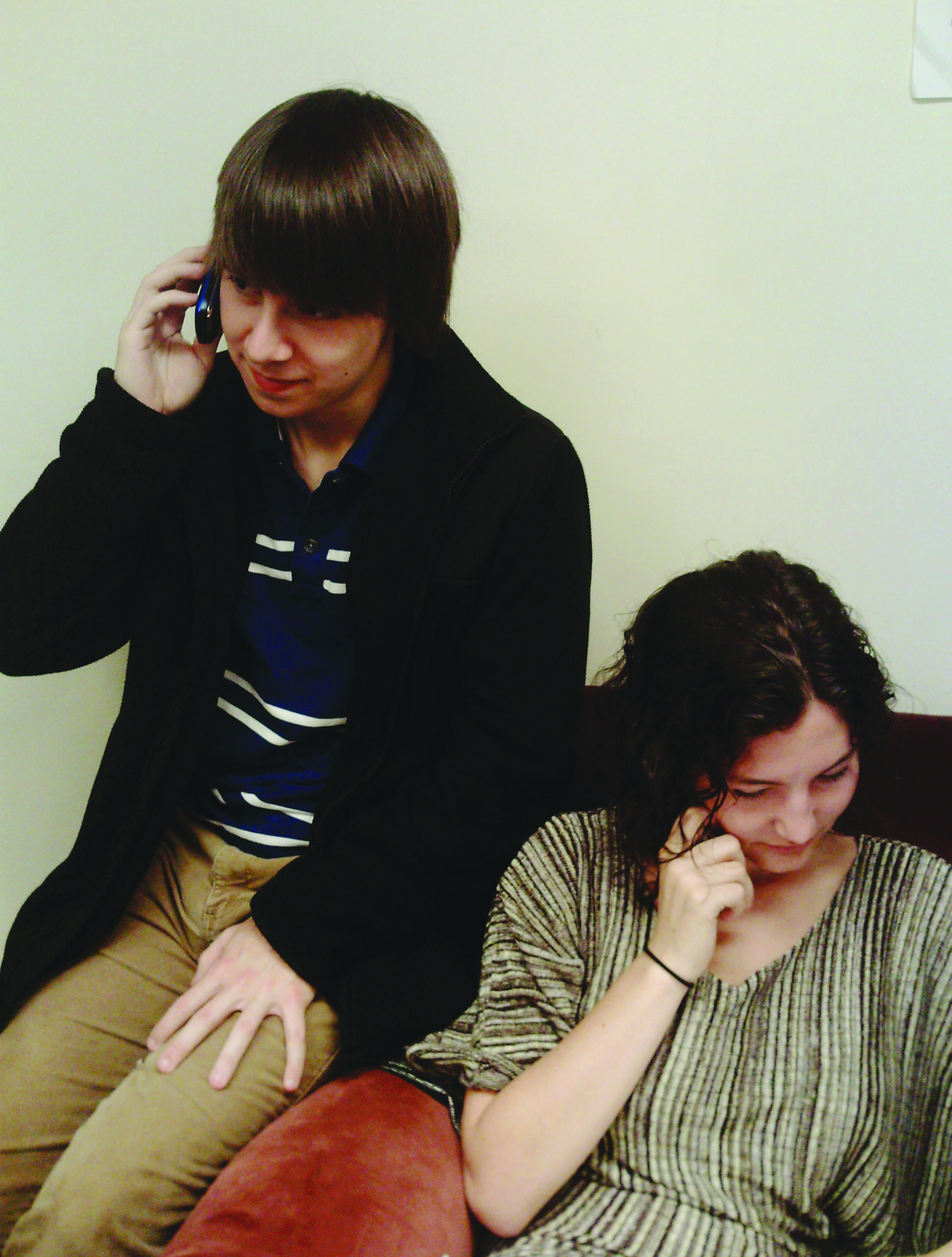 Click to enlarge Using Cellphones