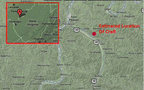 Click to enlarge West Virginia area map