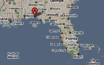 Florida area map