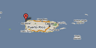 Puerto Rico area map