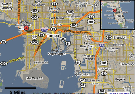 Florida area map