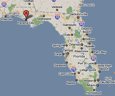 Florida area map