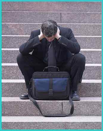 stressed man