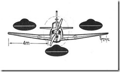 Mexican airplain and ufo illustration