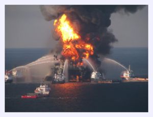 oil explosion