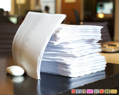 Click to enlarge Pile of paper
