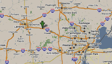 Michigan area map