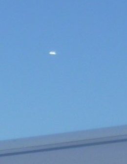 UFO pacing plane