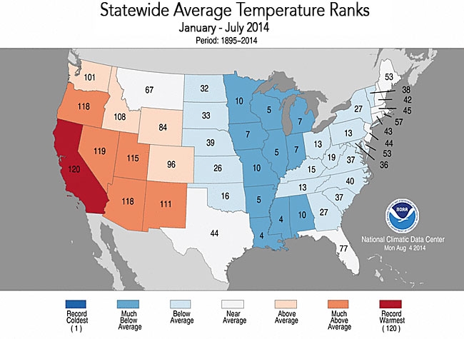 temp map USA