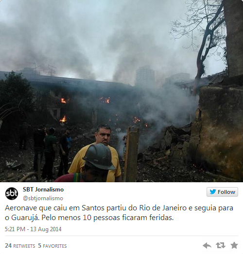 Click to enlarge plane crash brazil