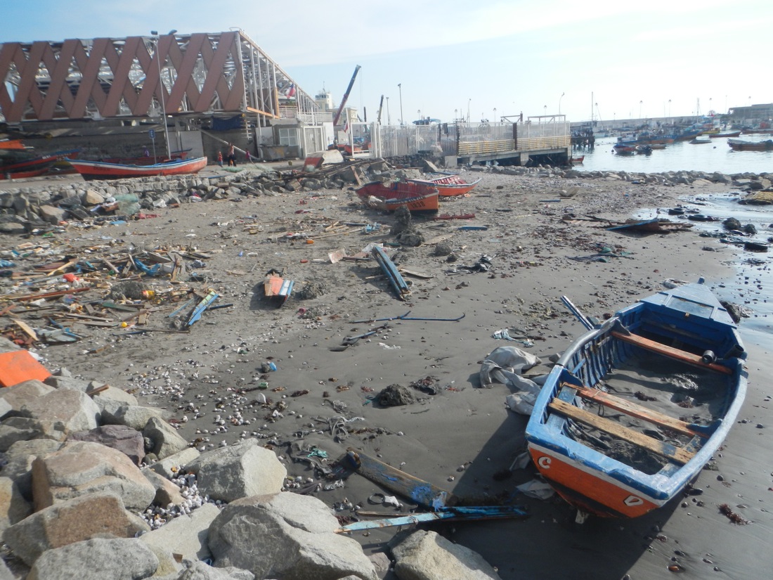 Tsunami Damage Northern Chile