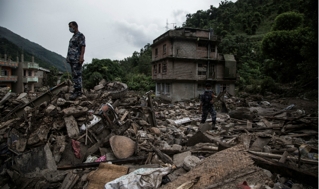 Nepal landslide