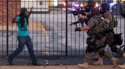 police confrontation