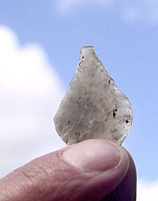 Click to enlarge welsh flint arrowhead