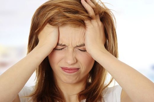 stressed woman