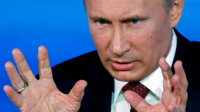 Putin and fingers
