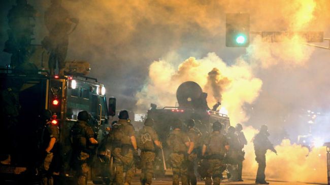 ferguson clashes
