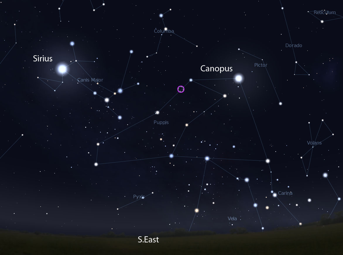 Click to enlarge central South America sky