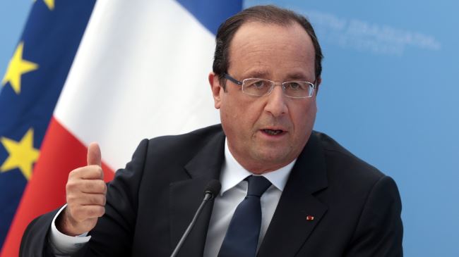 Click to enlarge French president Hollande