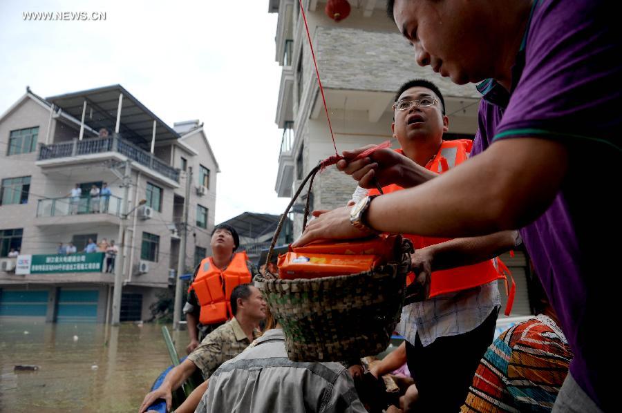 Click to enlarge East China flooding