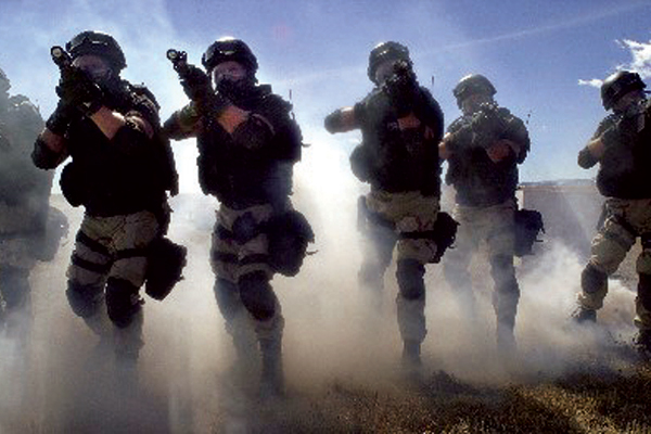 Click to enlarge soldiers attacking