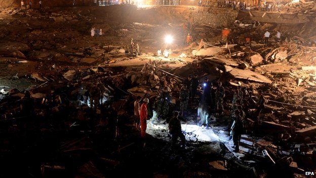 Click to enlarge China landslide 2