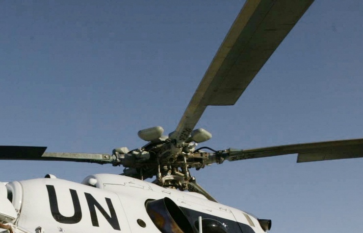 un helicopter
