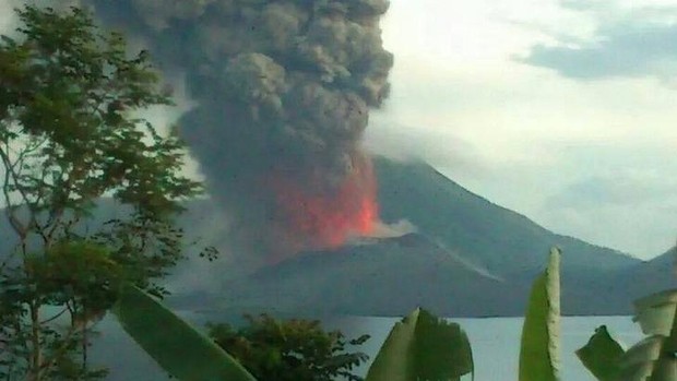 Mt Tavurvur eruption