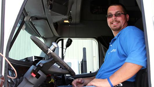 Kerry Contas truck driver 
