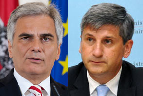 Austria's chancellor and vice chancellor