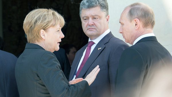 Click to enlarge Minsk summit leaders