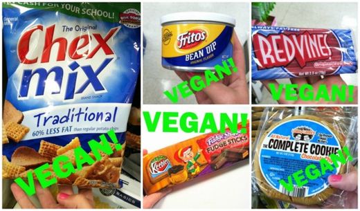 Click to enlarge vegan junk food