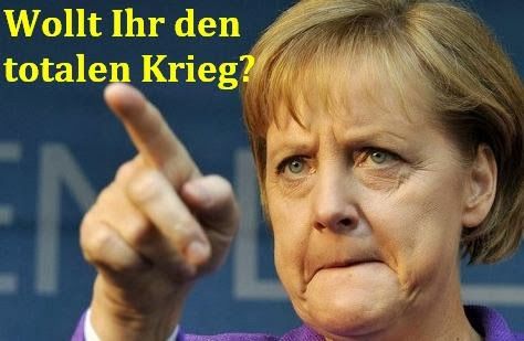 merkel wants war
