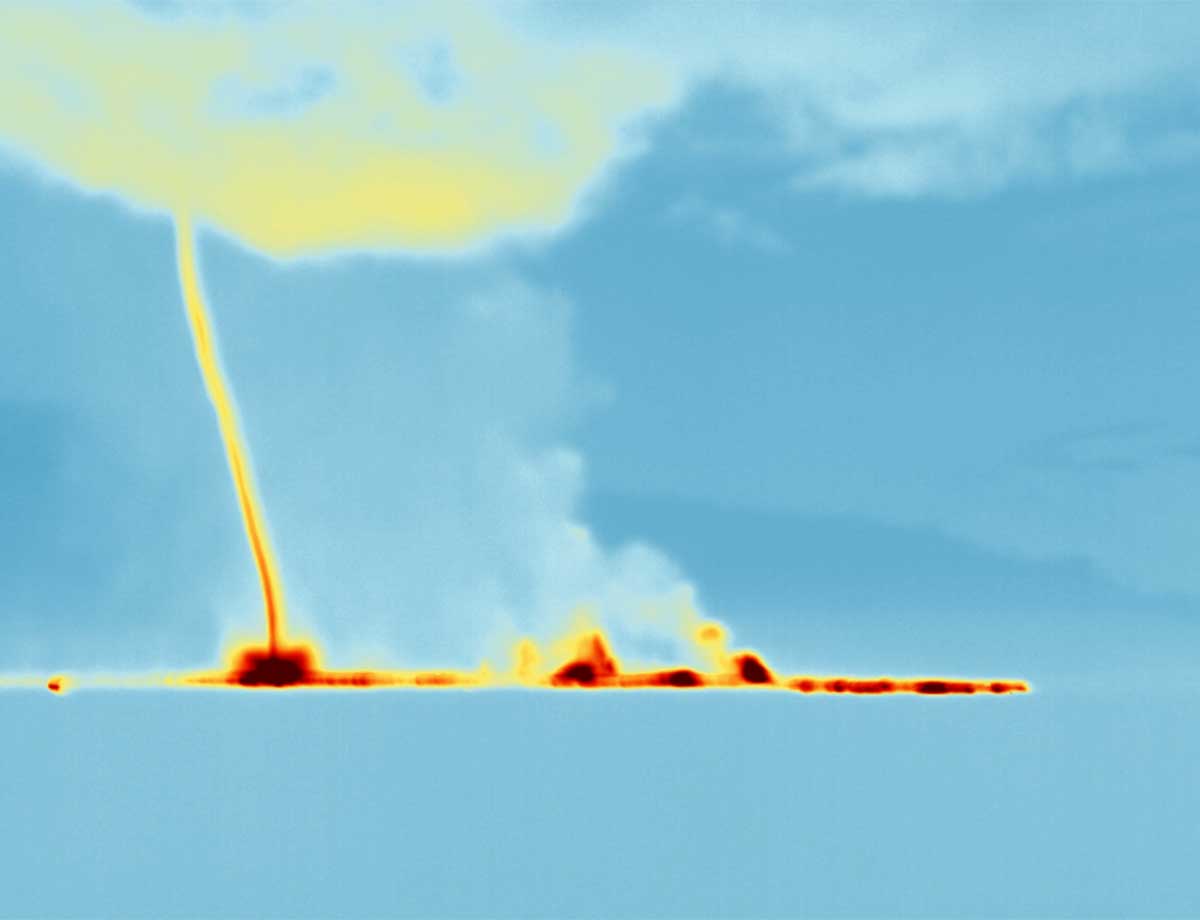 volcano tornado