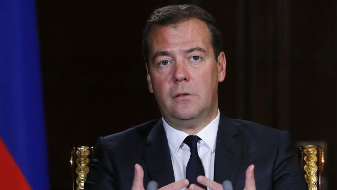 Russian Prime Minister Dmitry Medvedev