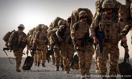 Click to enlarge British army