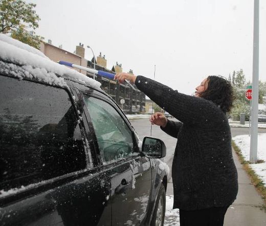 snow car