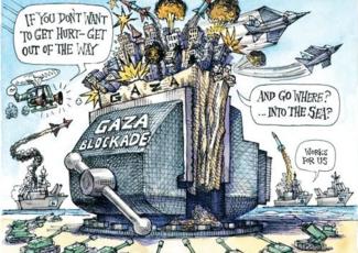 Click to enlarge Gaza blockade