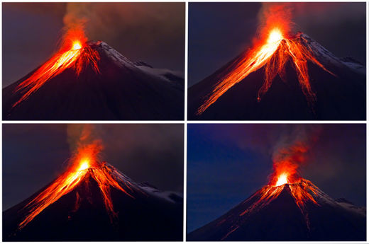 Click to enlarge Hawaiian volcano