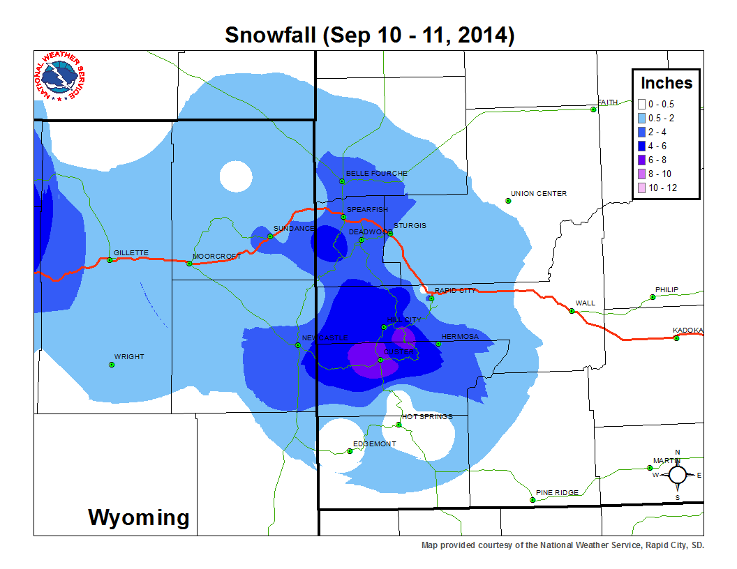 Click to enlarge snowfall USA Sept 2014