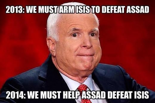 mcCain isis assad syria