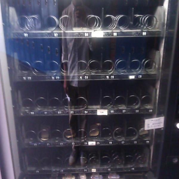empty vending machine