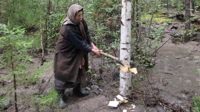 Click to enlarge Russian babushka Agafia