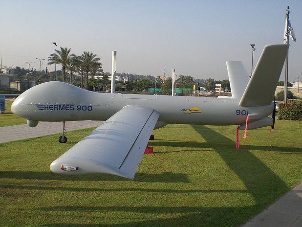 Click to enlarge Hermes 900 israeli drone