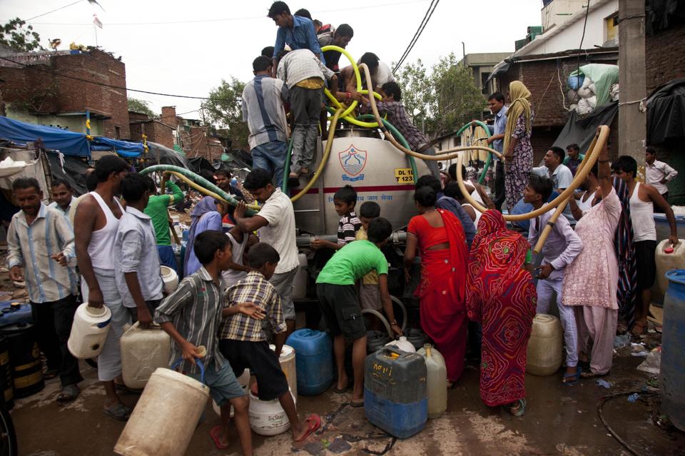 Click to enlarge Delhi Water shortage 1
